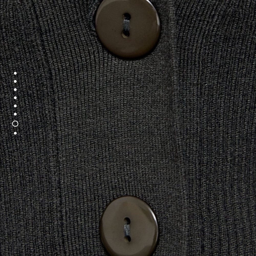 ZARA Knit Cardigan With Balloon Sleeves - Picture 7 of 10